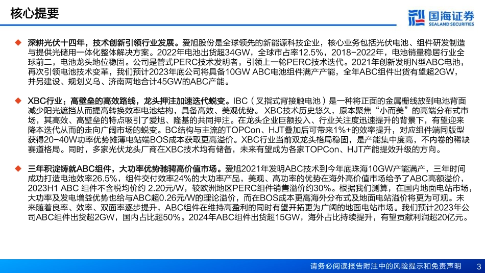 国海证券：爱旭股份N型BC先锋，电池龙头再立技术迭代潮头_第3页