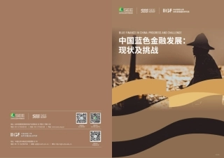 2023中国蓝色金融发展-现状及挑战报告-SEE基金会