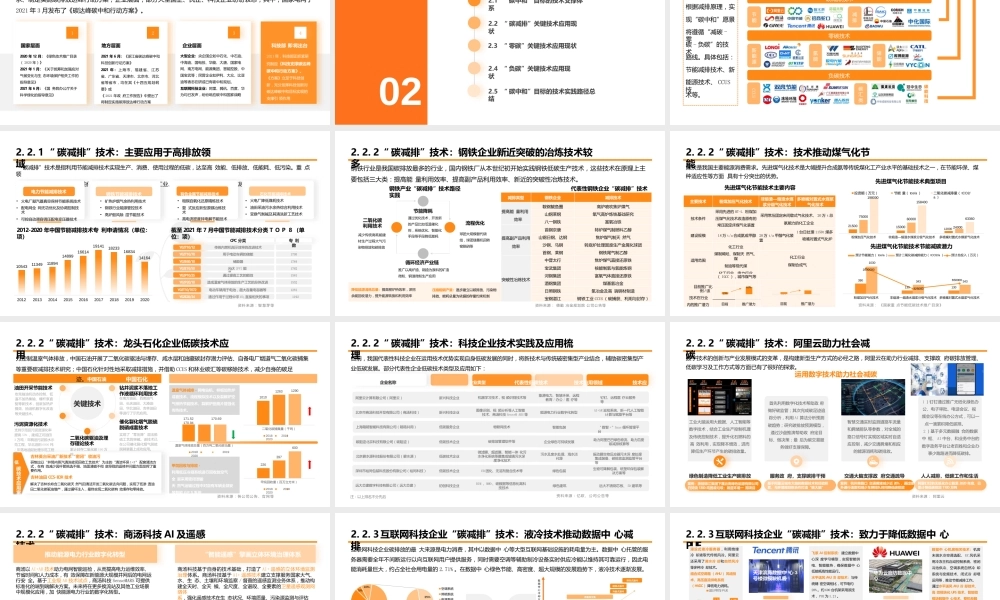 “双碳”目标下的绿色低碳科技发展现状与展望分析报告