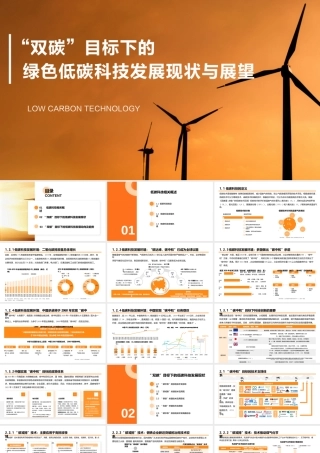 “双碳”目标下的绿色低碳科技发展现状与展望分析报告