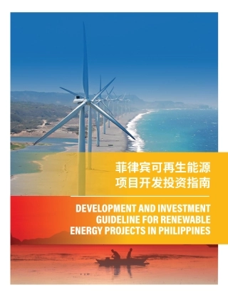 菲律宾可再生能源项目开发投资指南报告-世界资源研究所