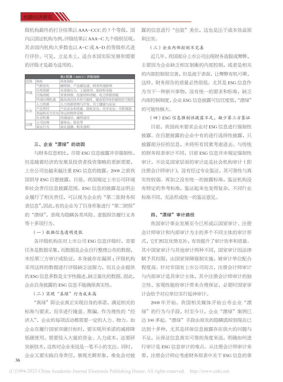 学术研究：ESG背景下企业“漂绿”行为的审计与治理_第2页