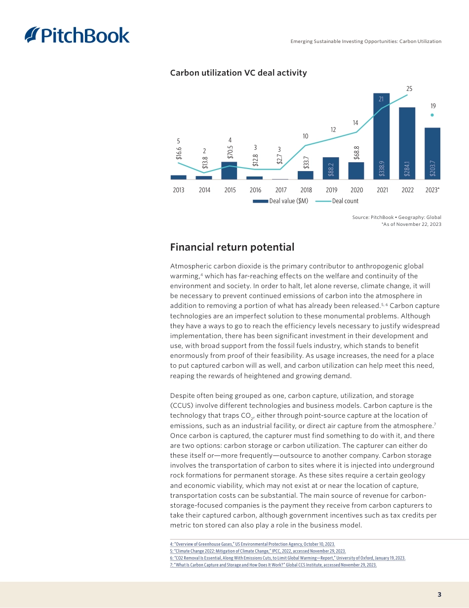 PitchBook-新兴的可持续投资机会：碳利用（英）-2023-9页_第3页