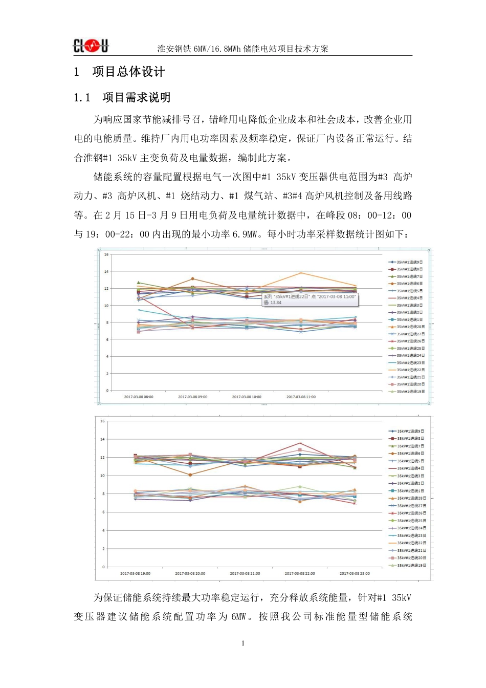 淮安钢铁 6MW 16.8MWh 箱式储能项目技术方案_第3页