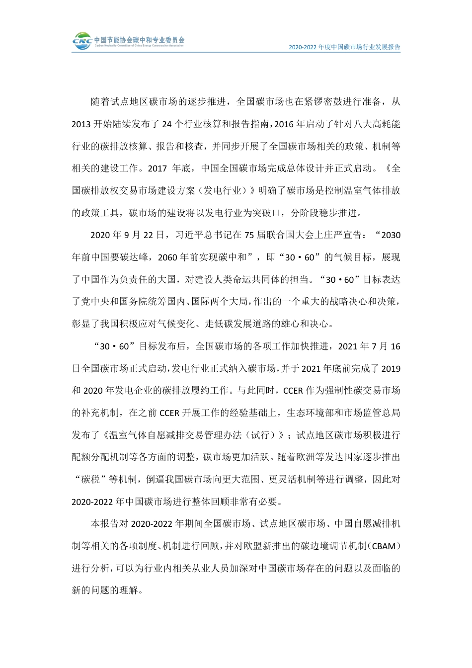 2020-2022年度ZG碳市场行业发展报告--中节能_第3页