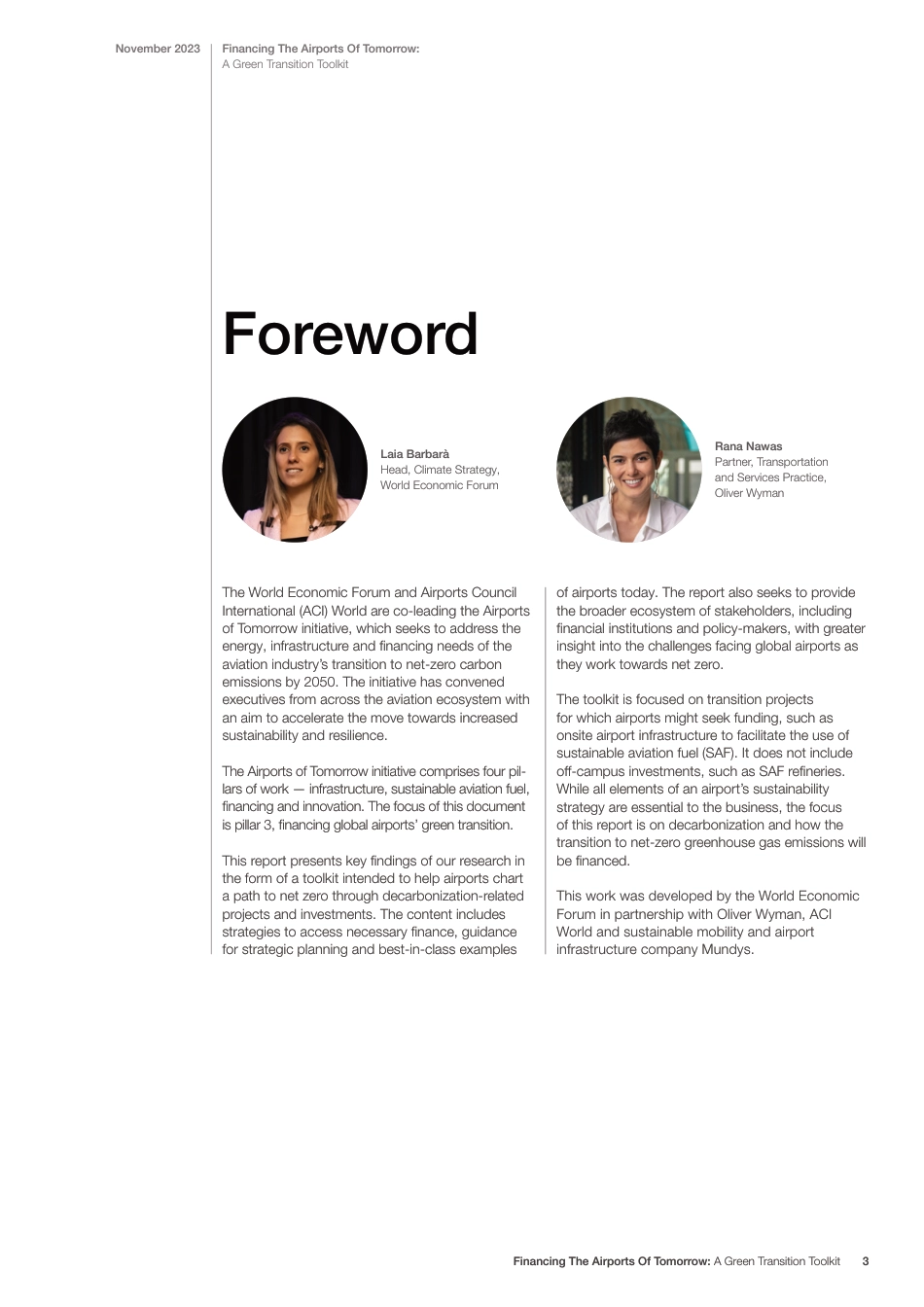 奥纬咨询&WEF：2023未来机场融资白皮书：绿色转型工具包（英文版）_第3页
