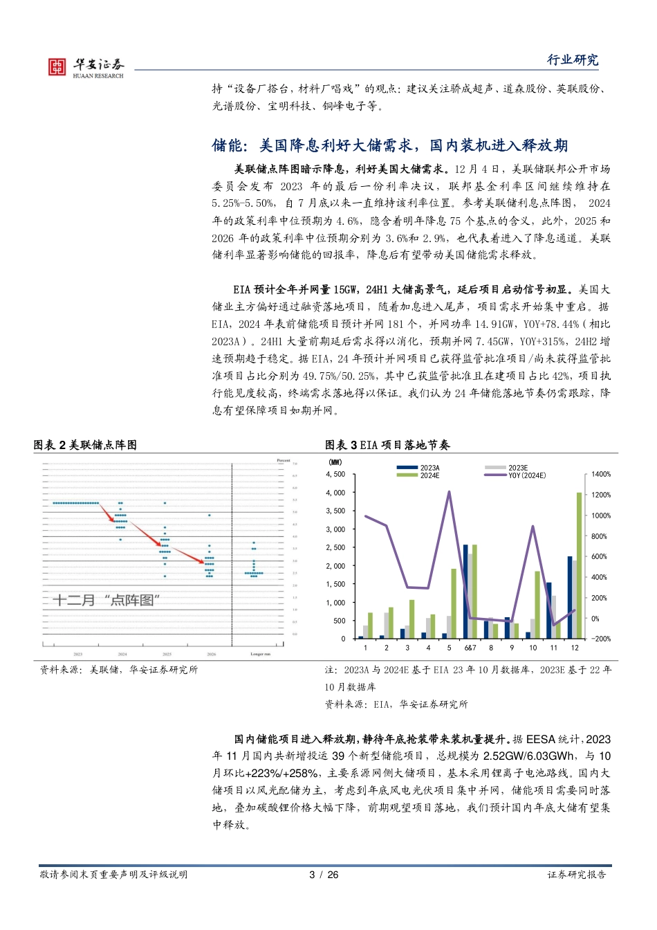 华安证券：联储潜在降息支撑大储需求，人形产业链加速迈进_第3页
