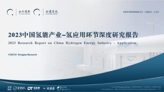 【深度报告】2023中国氢能产业：氢应用环节深度研究报告