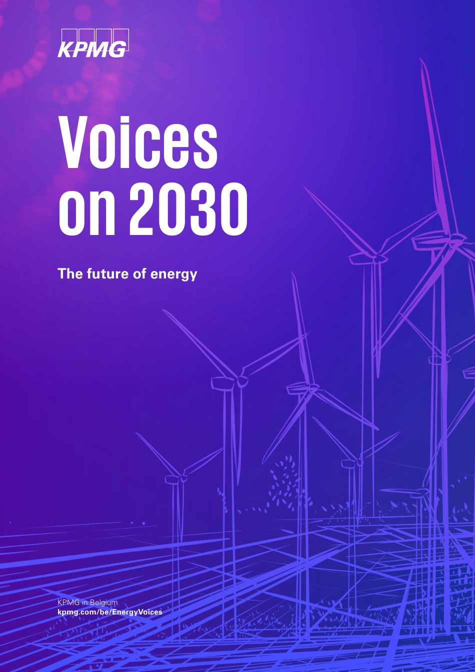 【推荐】2030年之声：能源行业的未来报告（英文版）-KPMG_第1页