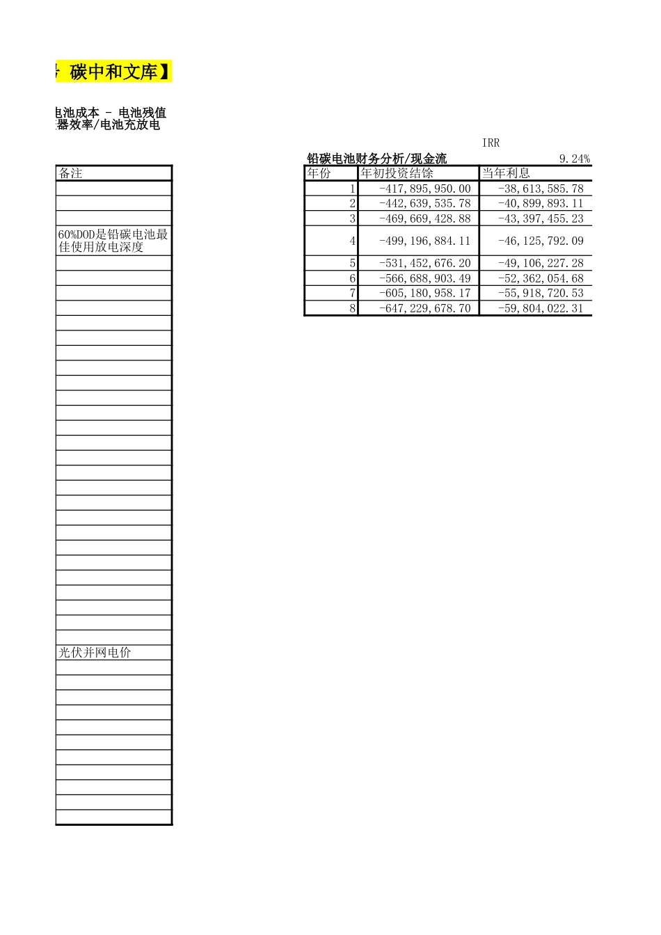 【工具】储能成本核算小工具_第2页