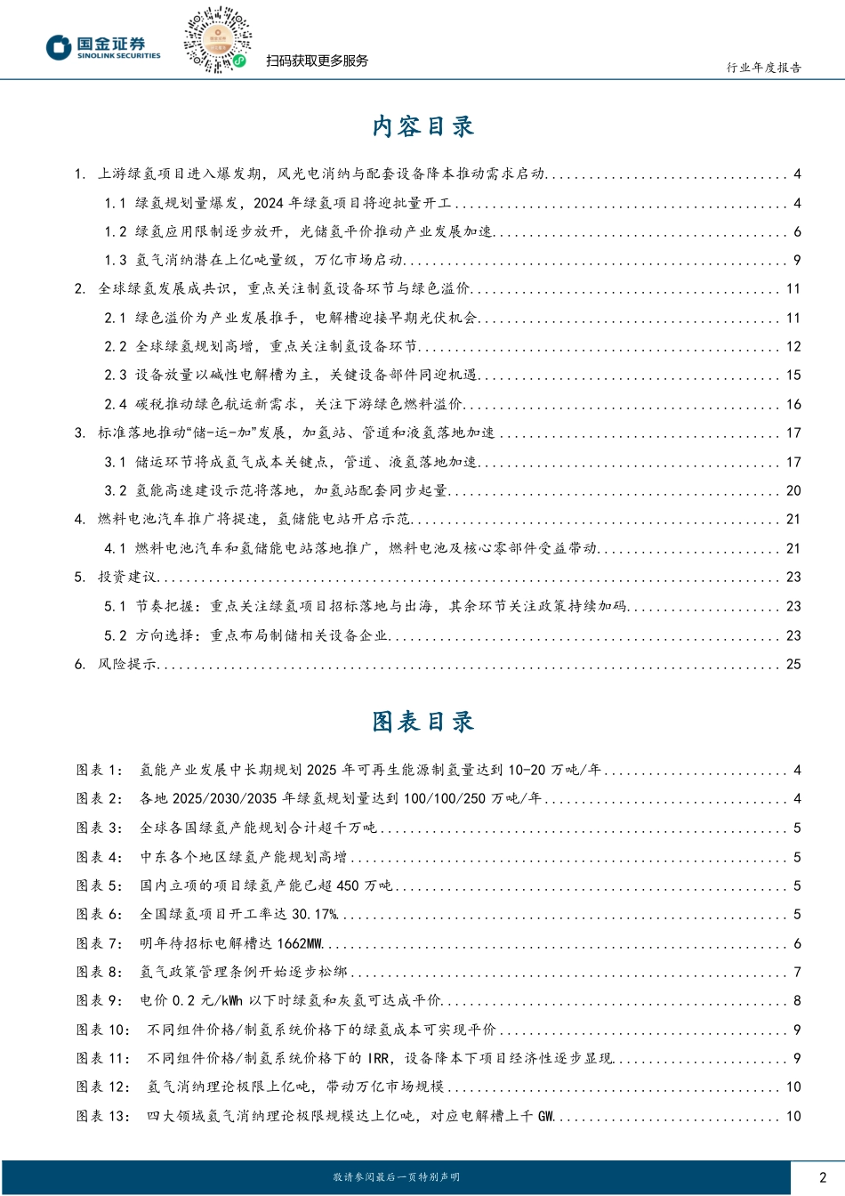 国金证券：绿氢项目爆发在即，重点看好制储环节_第2页