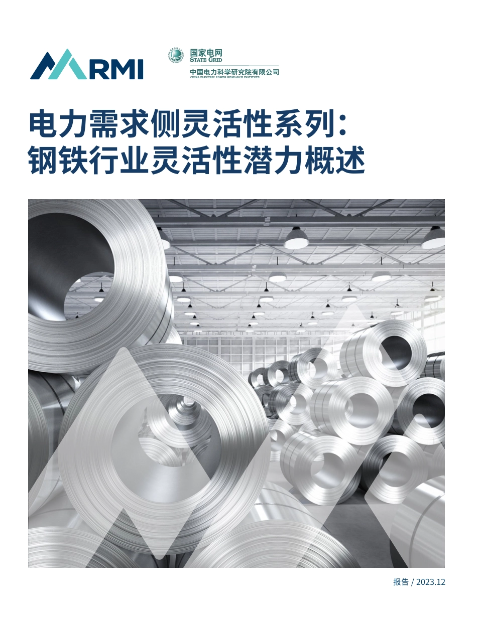 电力需求侧灵活性系列：钢铁行业灵活性潜力概述--落基山研究所_第1页