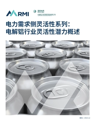 电力需求侧灵活性系列：电解铝行业灵活性潜力概述--落基山研究所