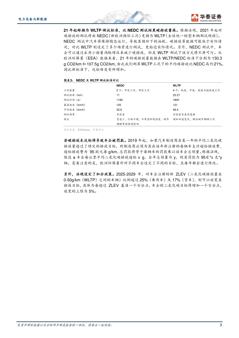 华泰证券：欧洲碳排放趋严，电动化或继续提升_第3页