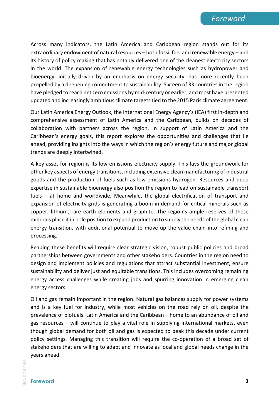 2023年拉丁美洲能源展望报告（英文版）-IEA_第3页