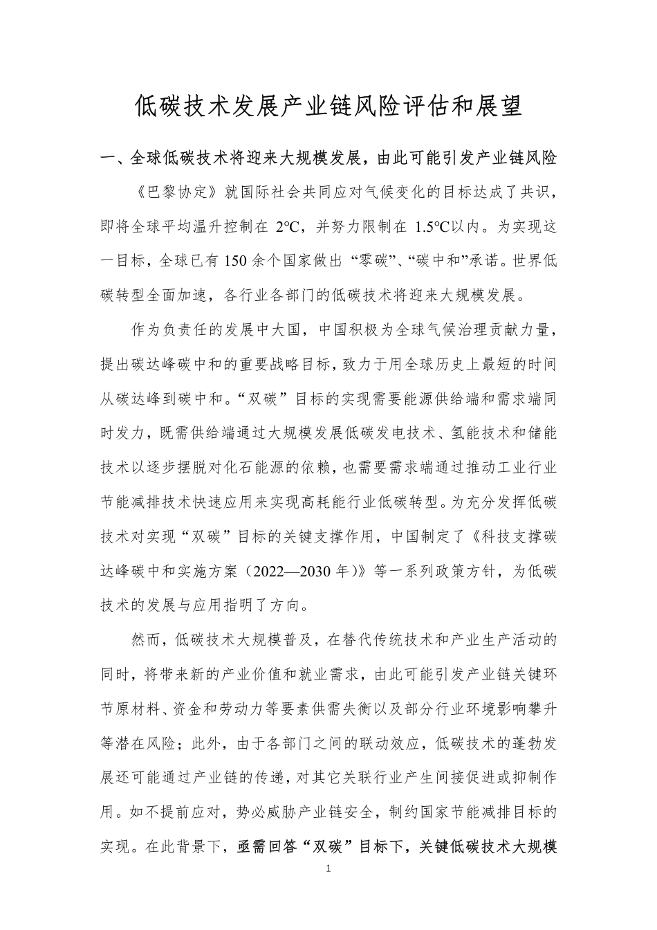 低碳技术发展产业链风险评估和展望报告--北京理工大学_第3页