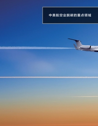 中美航空业脱碳的重点领域