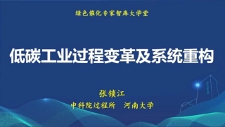 低碳工业过程变革及系统重构
