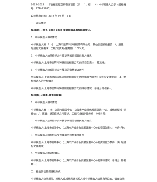 【中标】碳服务-上海银行股份有限公司2023-2025年自身运行双碳咨询项目（标1、标4）中标候选人公示-上海市建筑科学研究院有限公司