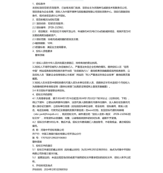 【招标】碳系统-双碳咨询服务招标公告