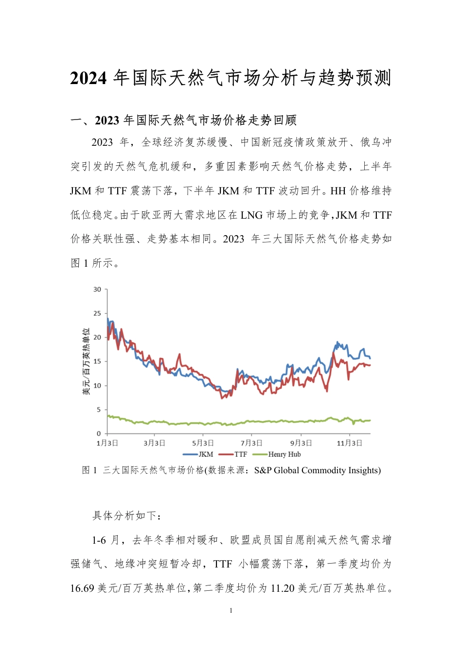 北京理工大学：2024年国际天然气市场分析与趋势预测_第3页