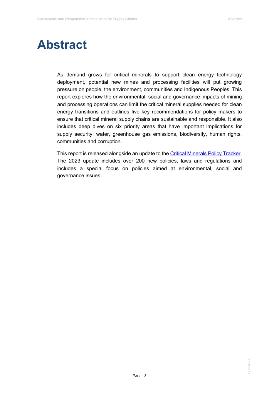 国际能源署-可持续和负责任的关键矿产供应链【英文版】_第3页