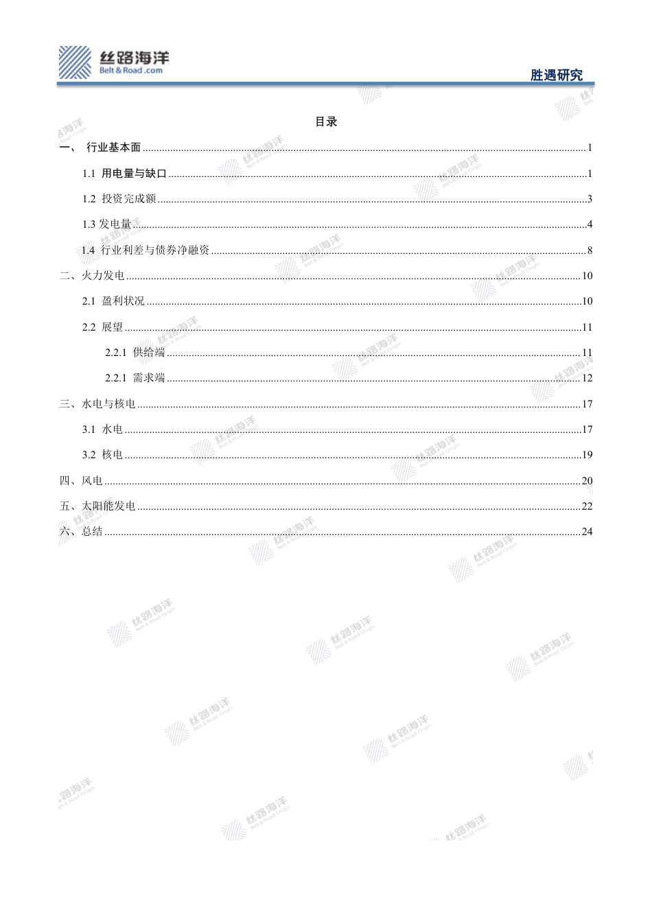 丝路海洋：电力行业观察与展望-新能源不“新”，旧能源非“旧”_第2页