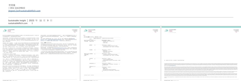 中国重启CCER机制将支撑碳抵消需求及可持续投资-惠誉常青-4页