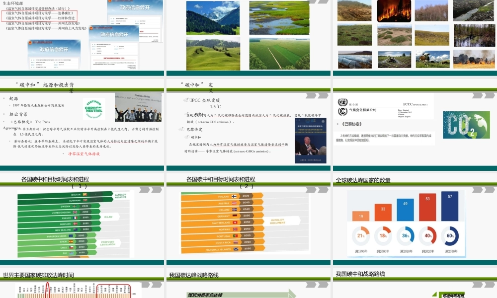 武曙红：碳中和背景下林业碳汇项目开发面临的机遇和挑战课件-45页
