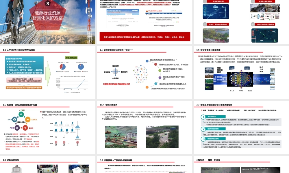 基于AI的能源行业资源智能化保护方案（27页 PPT）