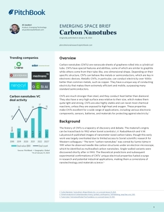 PitchBook-新兴空间简介：碳纳米管（英）-2024.1-7页