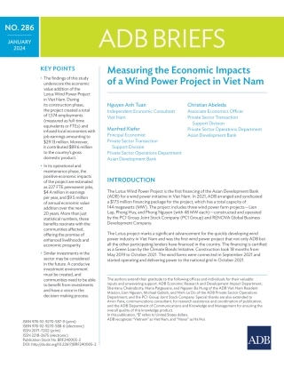 亚开行-衡量越南风电项目的经济影响（英）-2024.1-9页