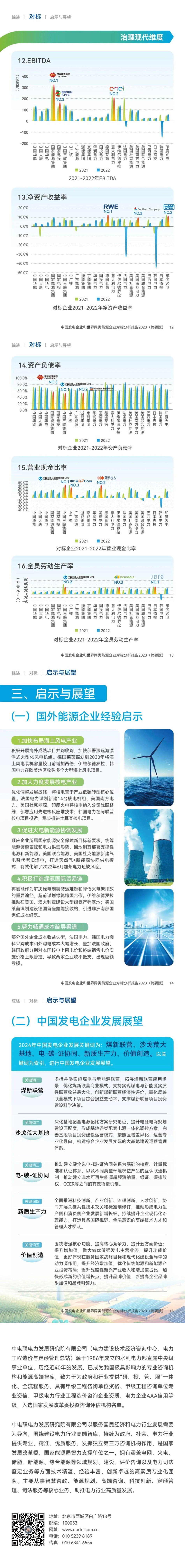 中国发电企业和世界同类能源企业对标分析报告2023--中电联研究院_第3页