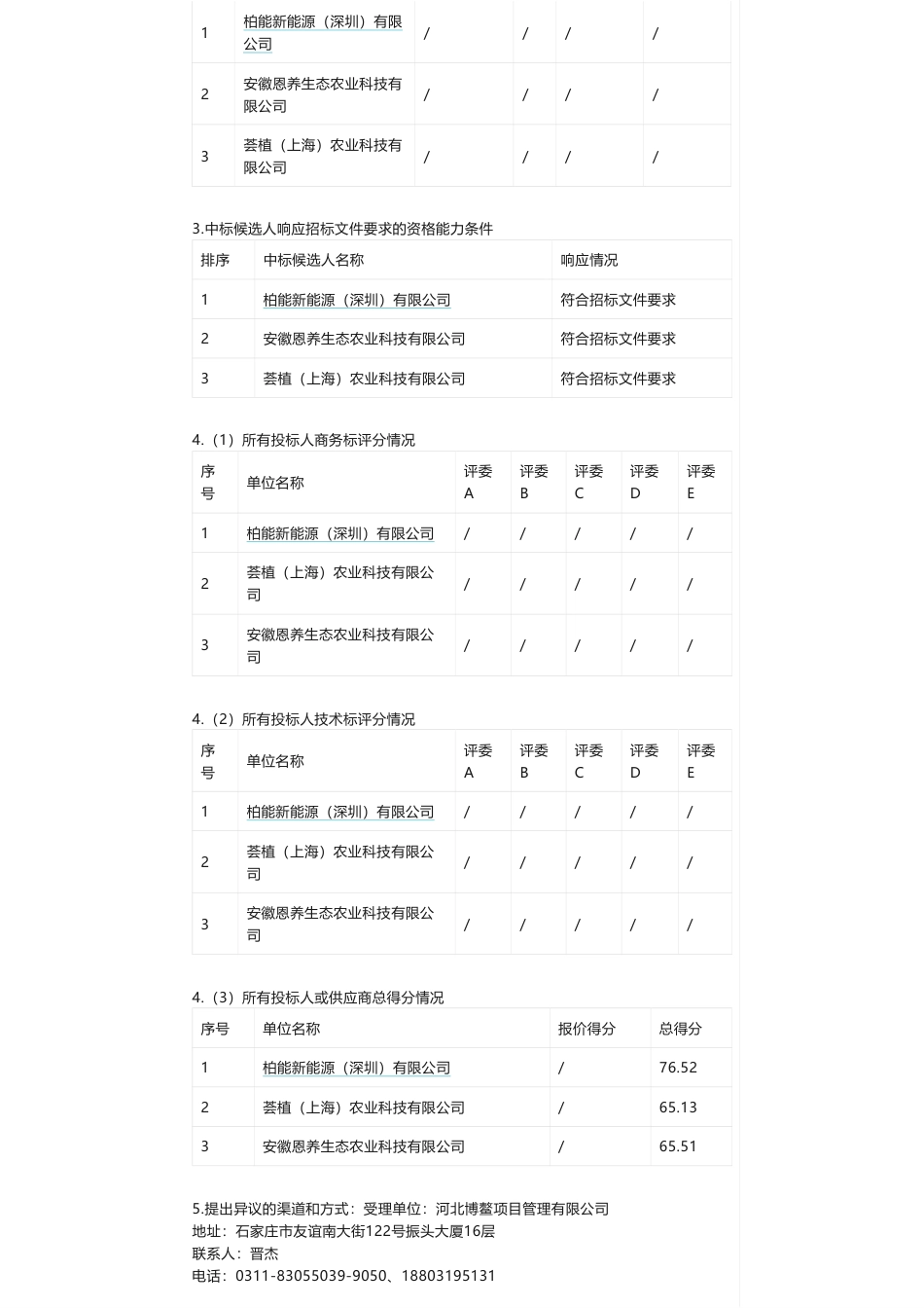 【中标】碳汇-河北省清河县林业碳汇资源开发项目中标候选人公示-柏能新能源（深圳）有限公司_第2页