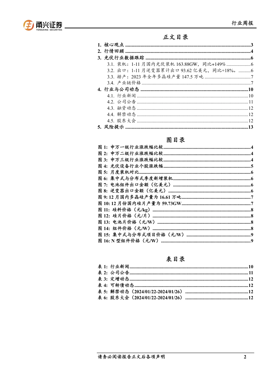 甬兴证券：光伏玻璃短期盈利能力承压_第2页