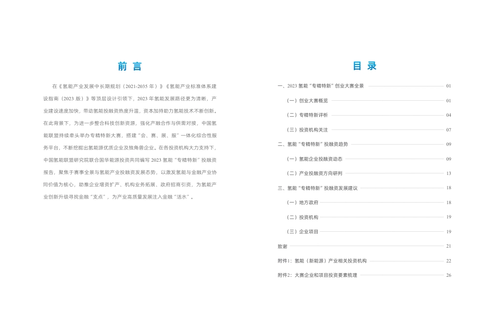 2023氢能“专精特新”投融资报告-中国氢能联盟_第2页