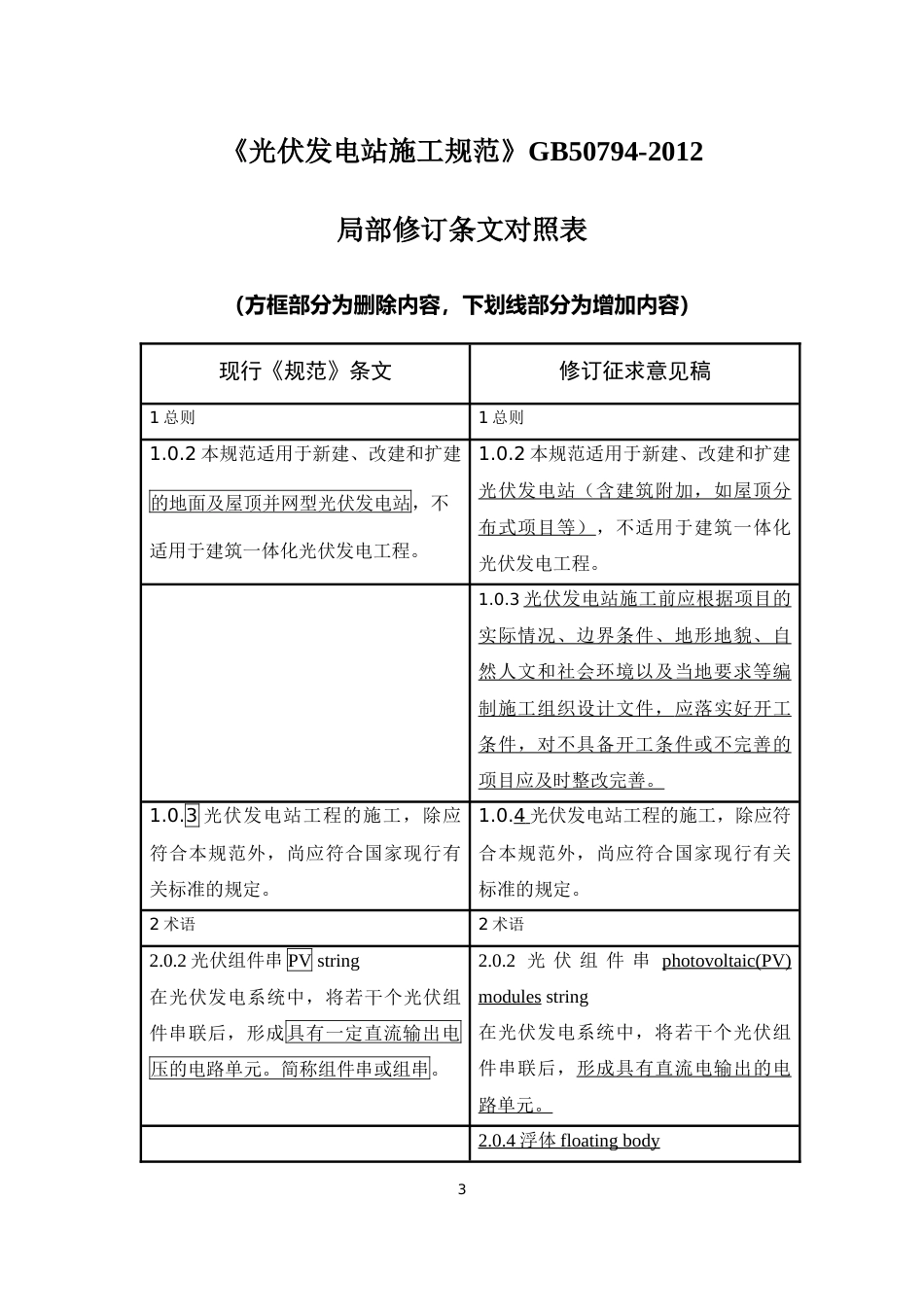 【标准】光伏发电站施工规范（局部修订征求意见稿）_第3页
