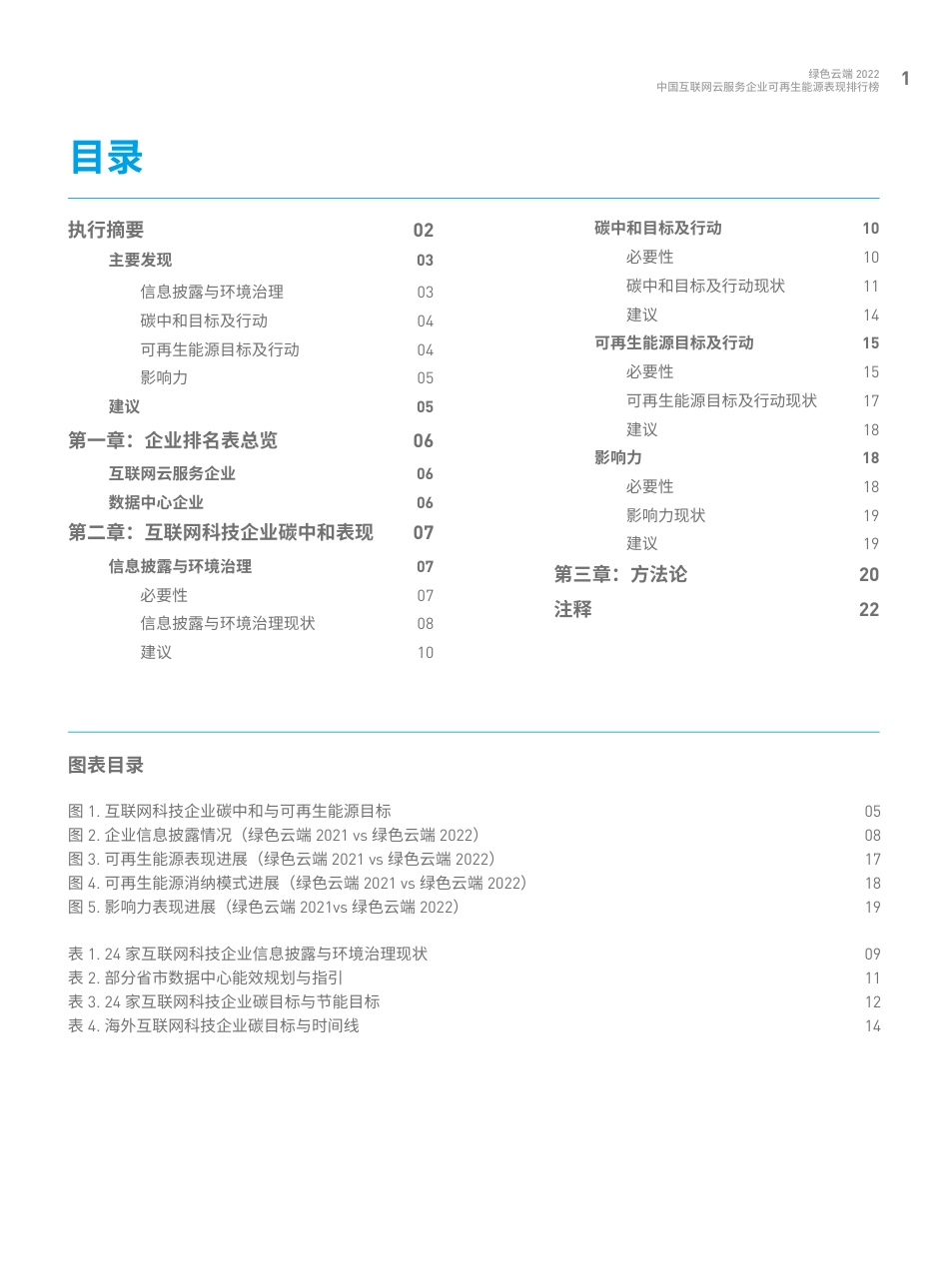 绿色云端2022：中国互联网云服务企业可再生能源表现排行榜-绿色和平_第3页