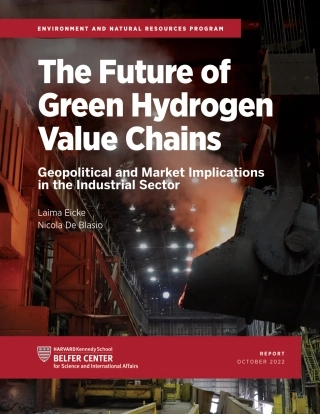 绿色氢价值链的未来——工业领域的地缘政治和市场影响（英）-哈佛