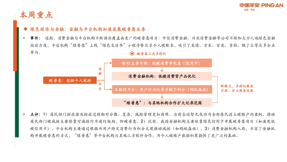 绿色能源与前瞻性产业周报2022年第27期：碳普惠工具多样化_第2页