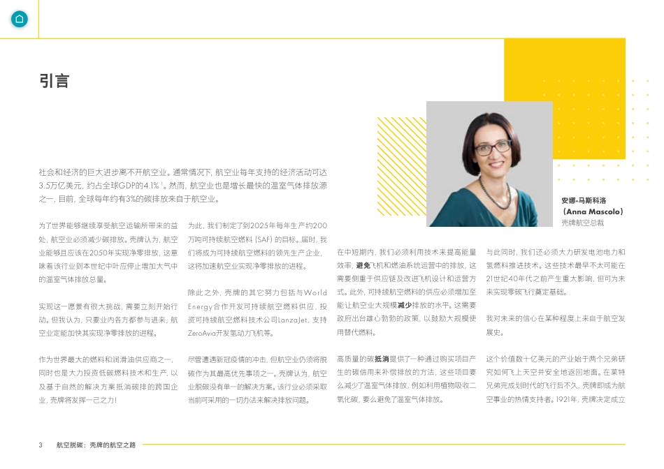 航空脱碳：壳牌公司的航空之路---壳牌_第3页