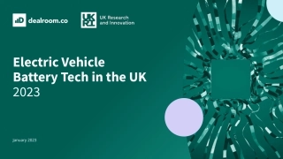 英国的电动汽车电池技术（英文版）---Dealroom