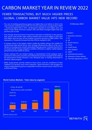 路孚特2022年全球碳市场年报节选-英文