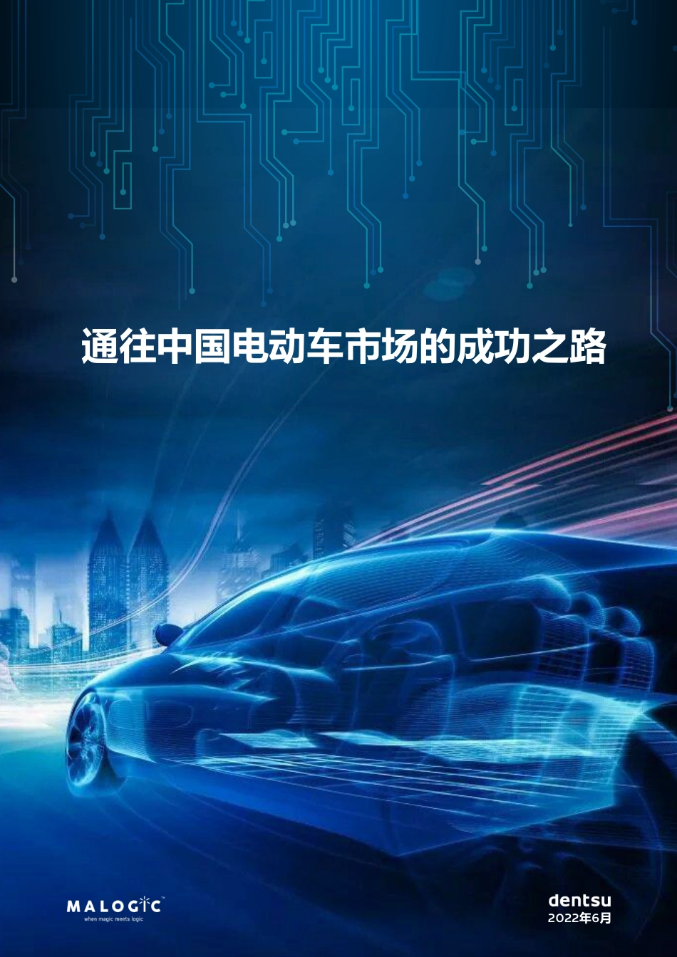 通往中国电动车市场的成功之路-电通中国_第1页