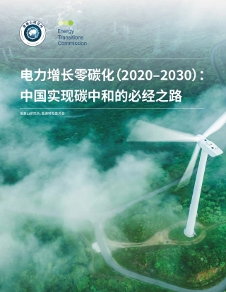 01、落基山研究所《电力增长零碳化：中国实现碳中和的必经之路》