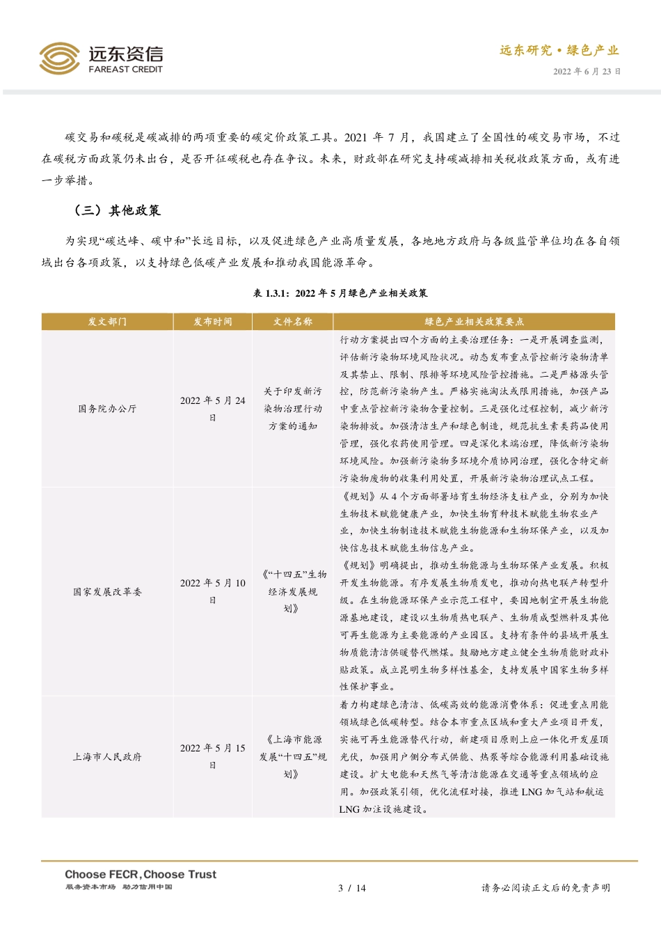 2022年5月中国绿色产业发展运行报告：21项举措，促进新时代新能源高质量发展-远东资信_第3页