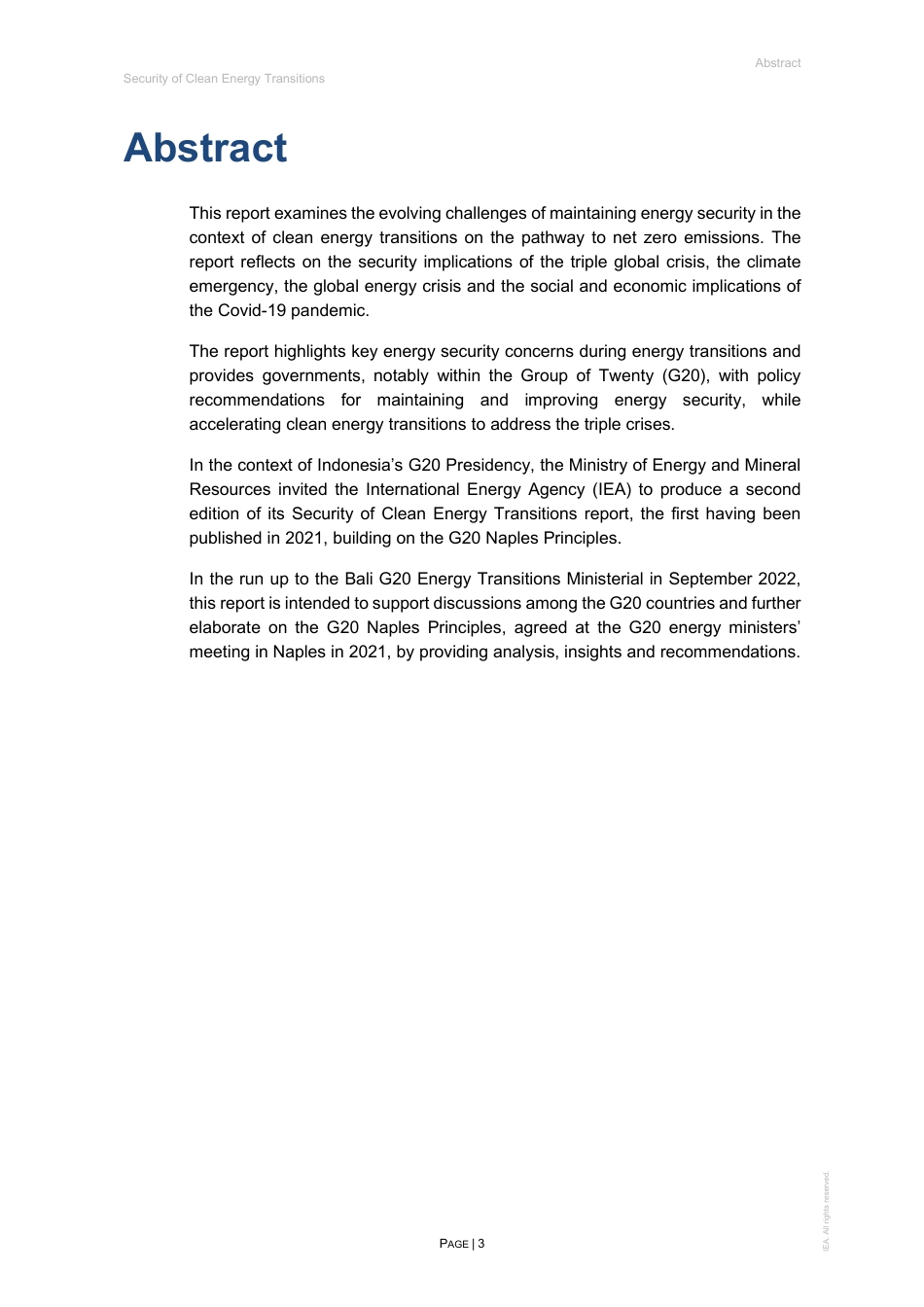 2022年清洁能源转型安全报告(英)-IEA_第3页
