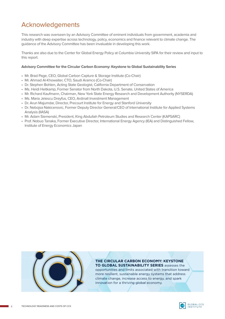 CCS技术准备和成本（英）-Global CCS Institute_第2页