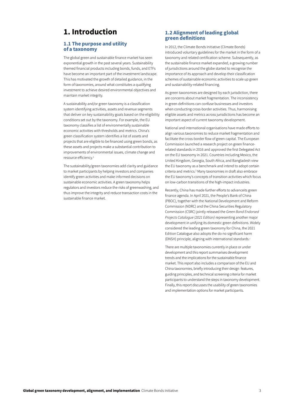 Global Green Taxonomy Development, Alignment and Implementation_第3页