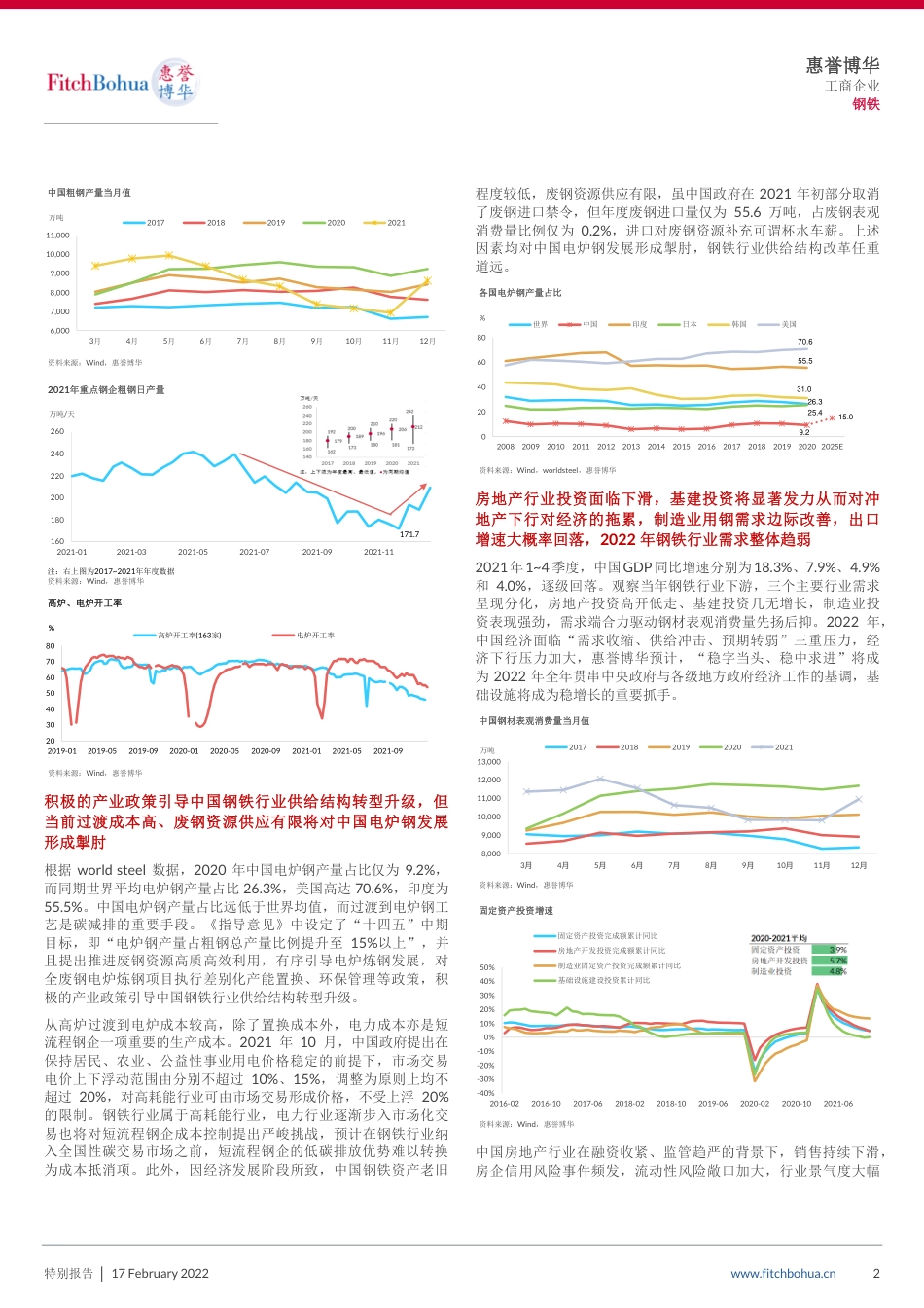 “碳”路者：中国钢铁行业--破立并举，履践致远-惠誉博华_第2页